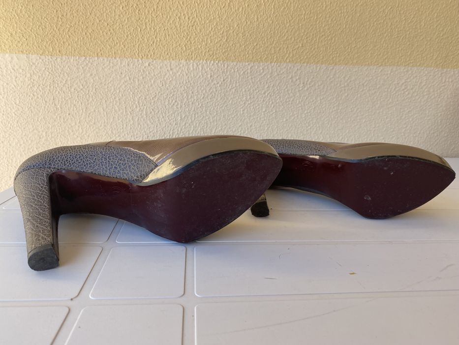 Sapatos de salto alto compensados Ana Sousa