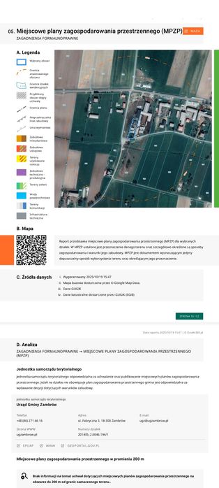 Działka 1183m²  zabudowana plus lasy 8962m²