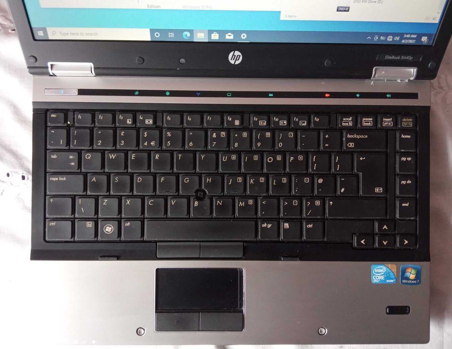 HP 8440p, i5/2.4GHZ/4GBBRAM/HDD500GB