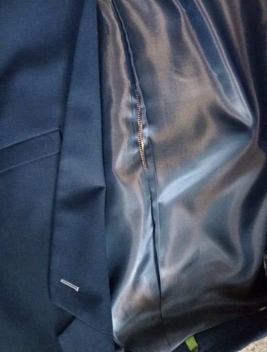 Granatowy garnitur Guittard męski 176 wzrostu