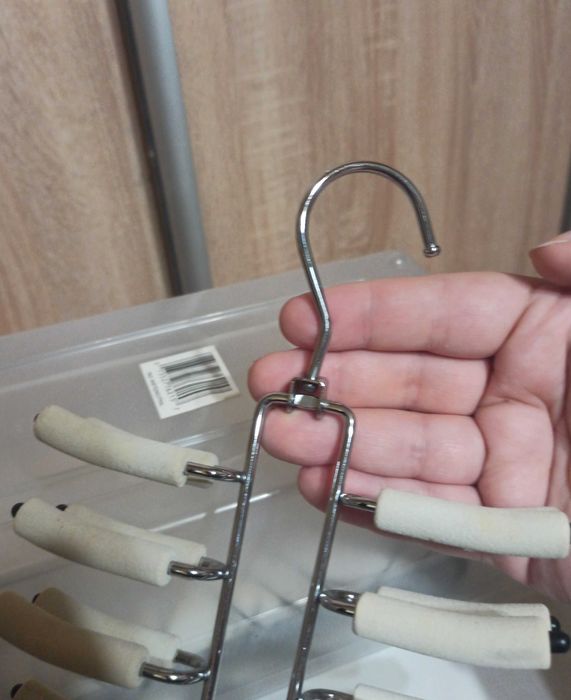 Органайзер-вешалка из нержавейки для галстуков и ремней