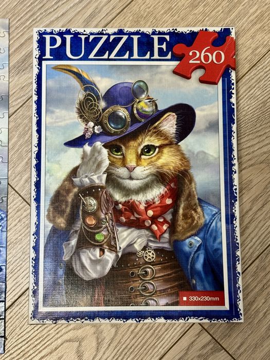 Дитячий пазл “Кіт в капелюсі” Danko Toys