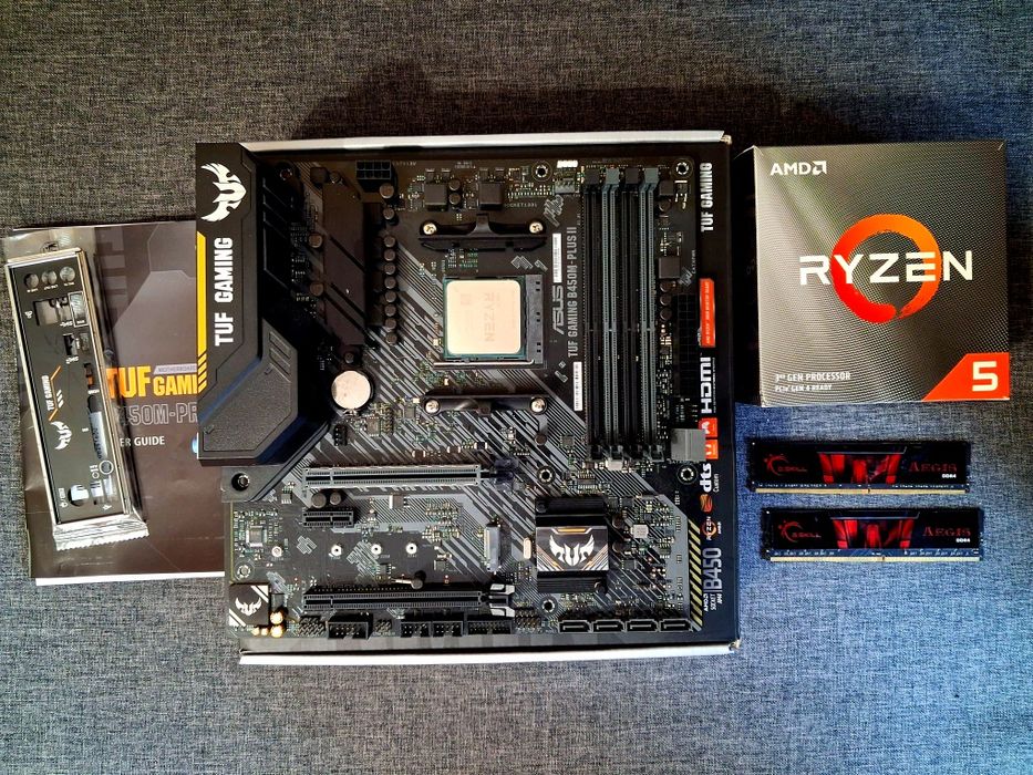 Ryzen 5 5600/ B450 TUF/ 16Gb 3000mhz DDR4 игровой комплект AM4