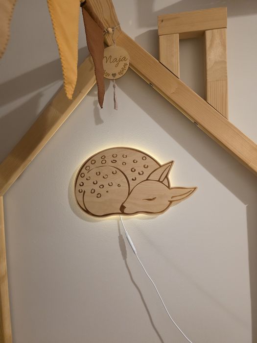 Lampka nocna sarenka z możliwością przyciemniania