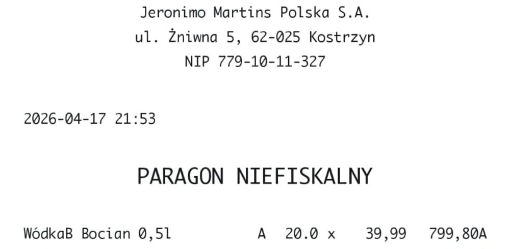 Wódka Bocian 0,5