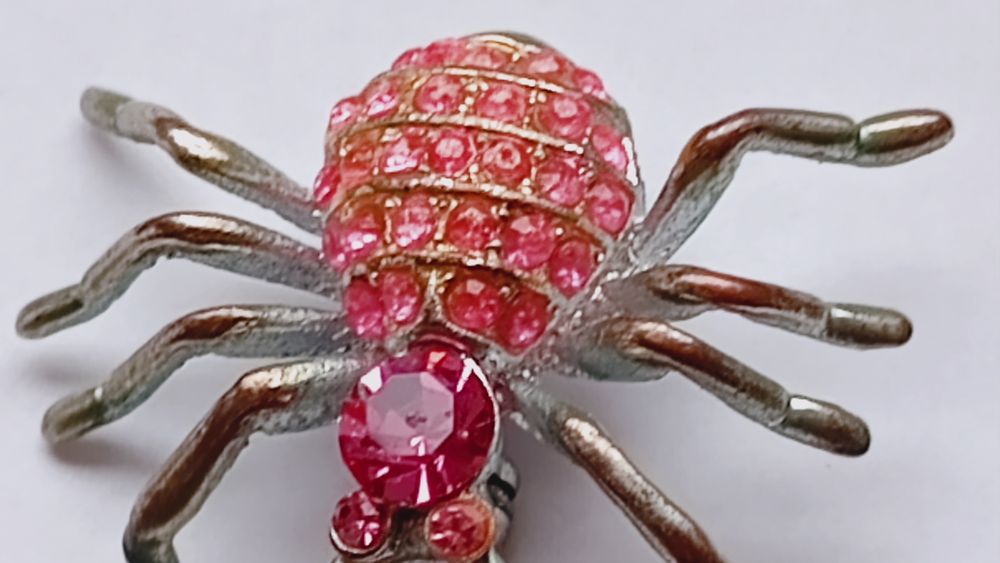 Broszka damska Pajączek