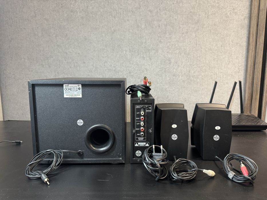 Акустична система Genius SW-G2.1 3000 Black