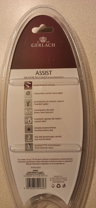 Sekator do gałęzi GERLACH
