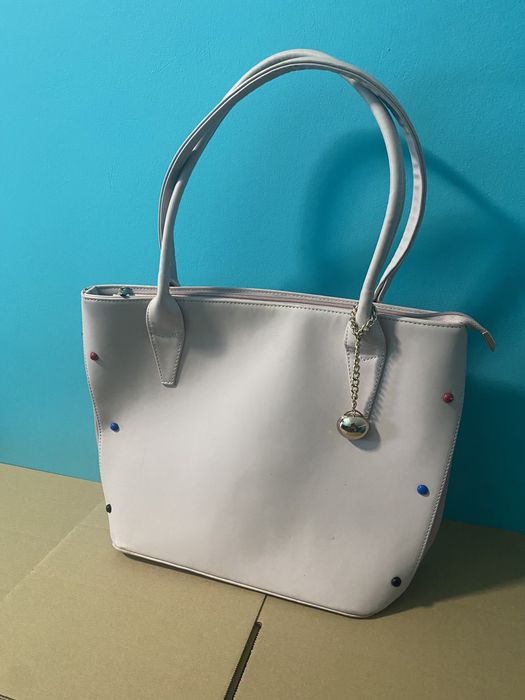 Torebka damska pudrowy róż