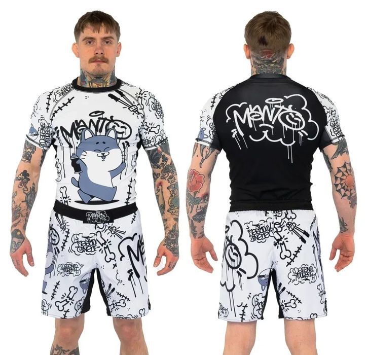 Комплект MANTO  рашгард + шорти ММА БЖЖ | XS-3XL | Преміум які