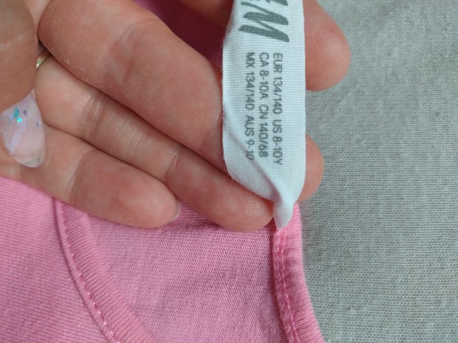 Dwie sukienki 134 h&M