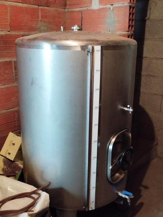 Cuba de 500 litros em inox