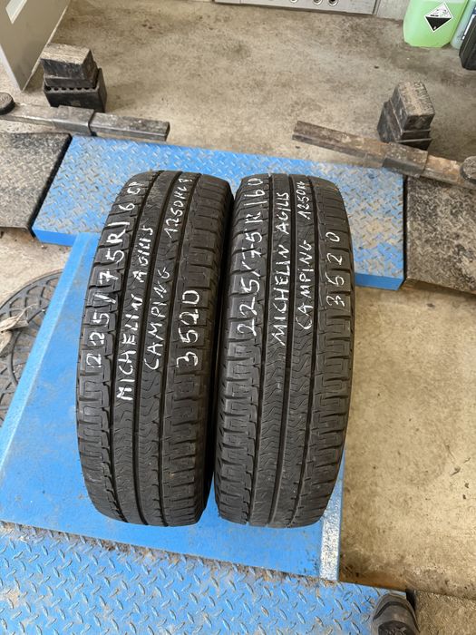2szt Dostawcze 225/75r16 C Michelin Agilis Camping 1250 kg/szt
