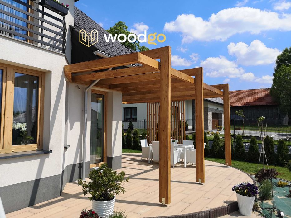 altana ogrodowa, pergola, architektura ogrodowa