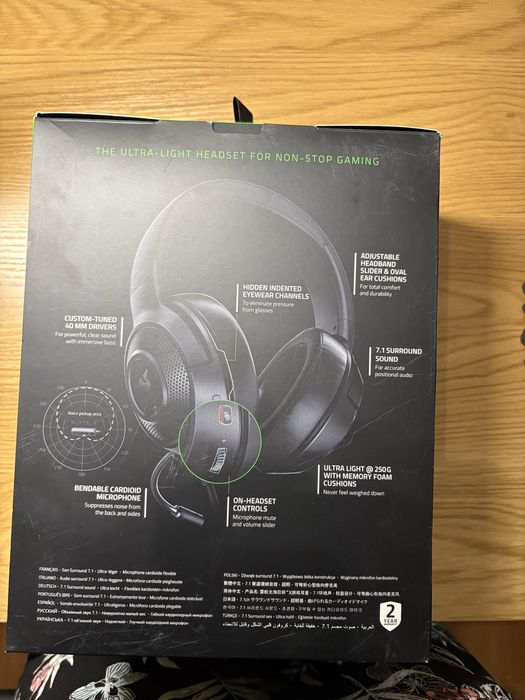 Razer kraken X słuchawki