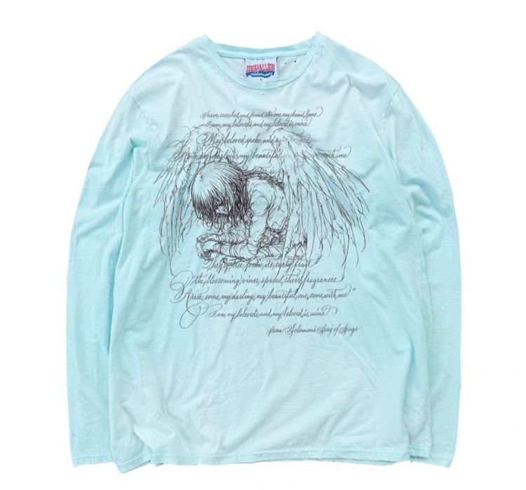 Y2k opium distress longsleeve