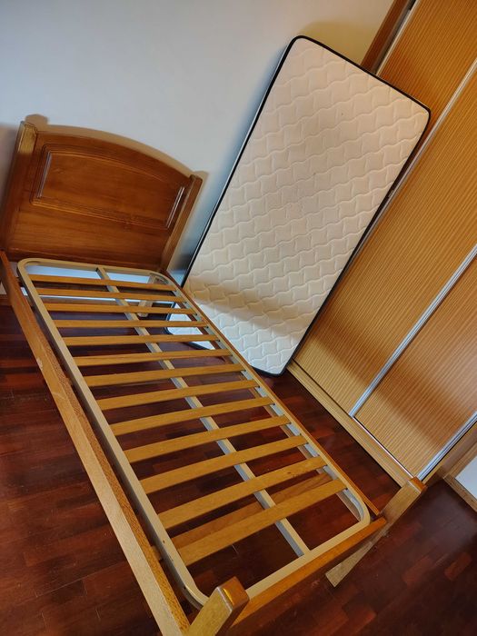 Cama solteiro+colchão