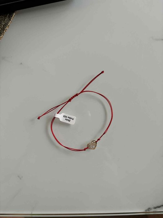 Bransoletka serduszko próba złota 333