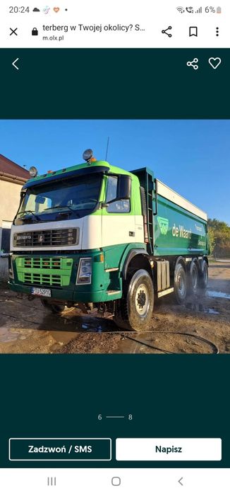 Usługi  Transportowe  wywrotka 8×8 i koparkoładowarką.Sprzedaż ziemi