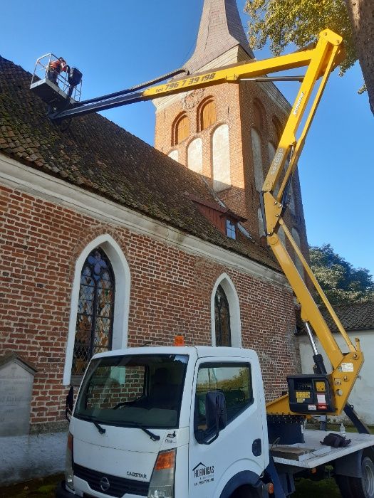 Podnośnik koszowy 30m 20m wynajem Bartoszyce Kętrzyn Mrągowo Giżycko