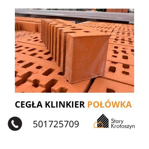 Cegła klinkier - połówki [starobrowarny]