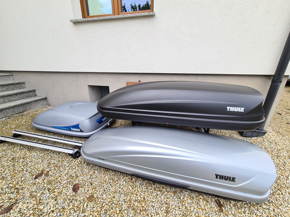 Wynajem bagażników rowerowych platformy Thule rowery Box dachowy