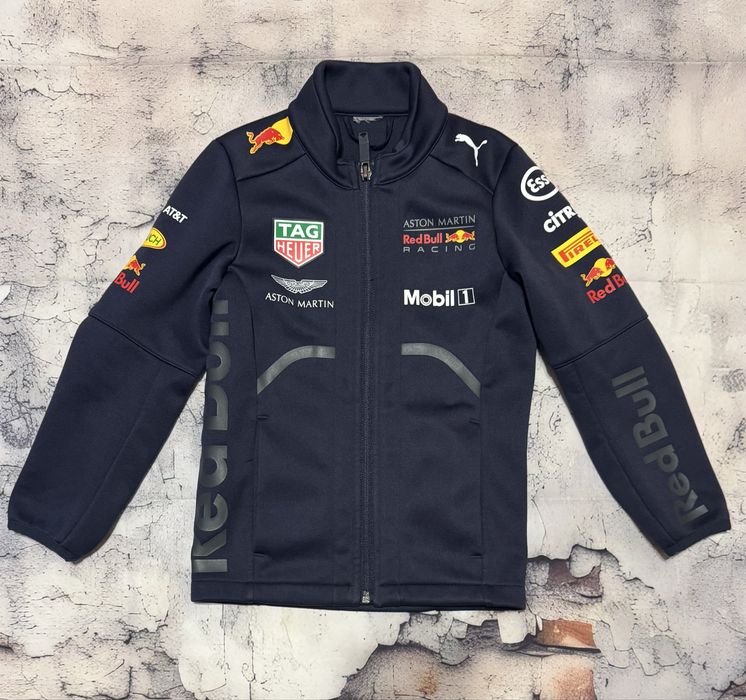 Детская Puma Red Bull софтшел кофта мастерка куртка