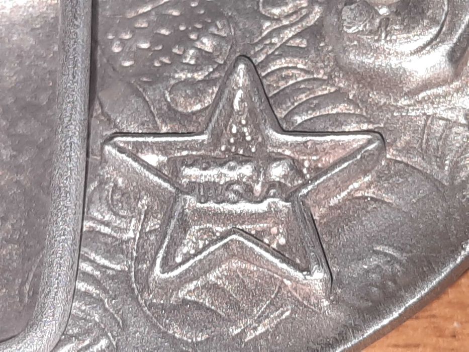 Пряжка для байкерського ременя вінтажна і крута (Made in USA)