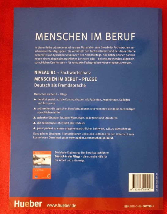 Menschen im Beruf - poziom B1 podręcznik niemieckiego dla opiekunów