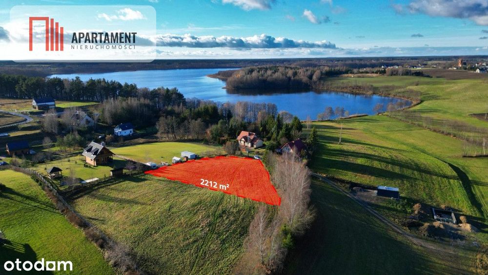 Wielki Podleś – działka 2212 m², 150 m od jeziora
