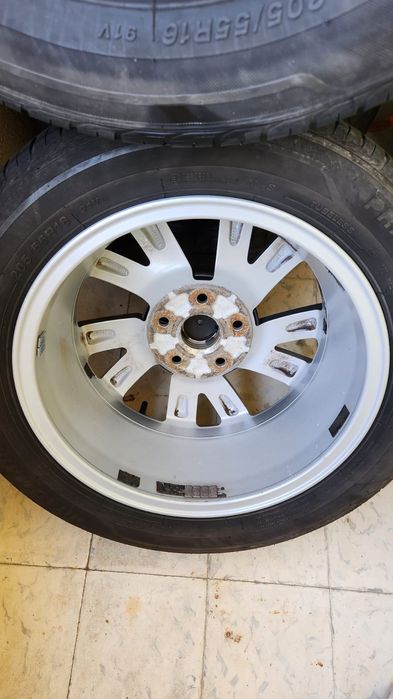Jantes 16 Volkswagen, furacão 5x115 praticamente novas com pneus