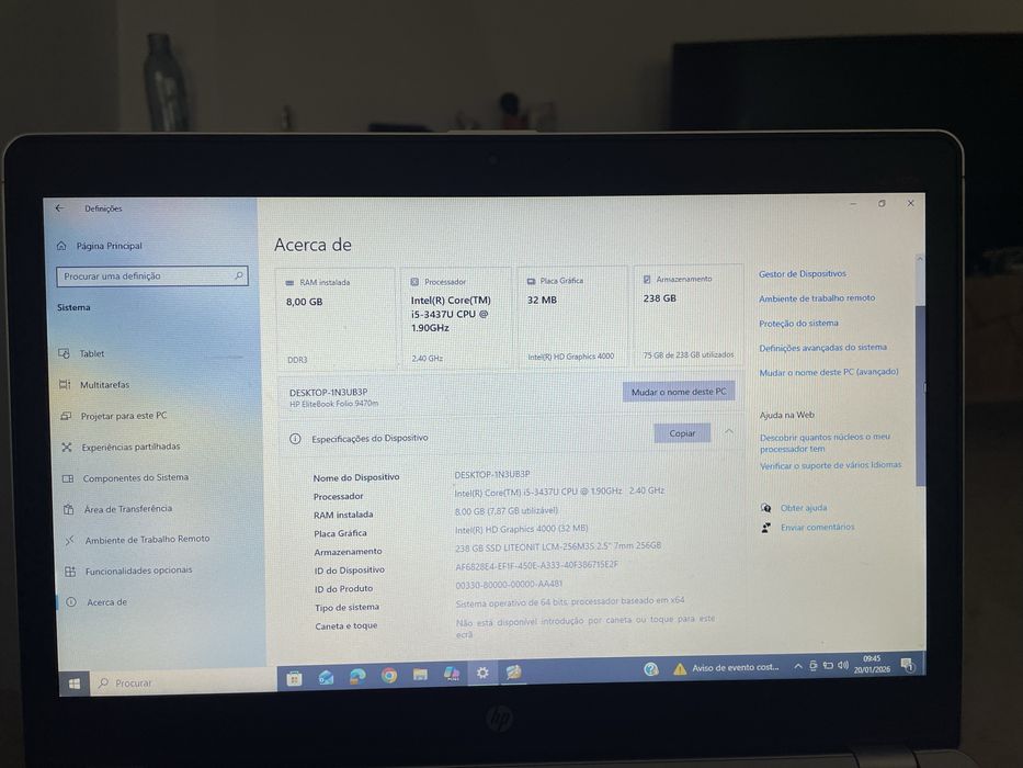 HP Elitebook Folio 9470m ( Empresarial )