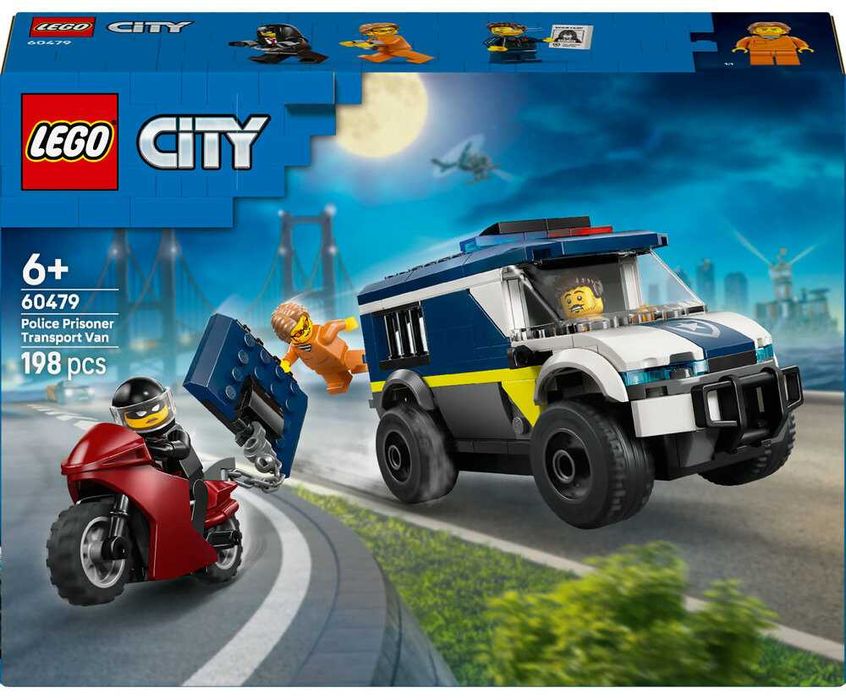 LEGO CITY 60479 FURGONETKA policyjnego konwoju