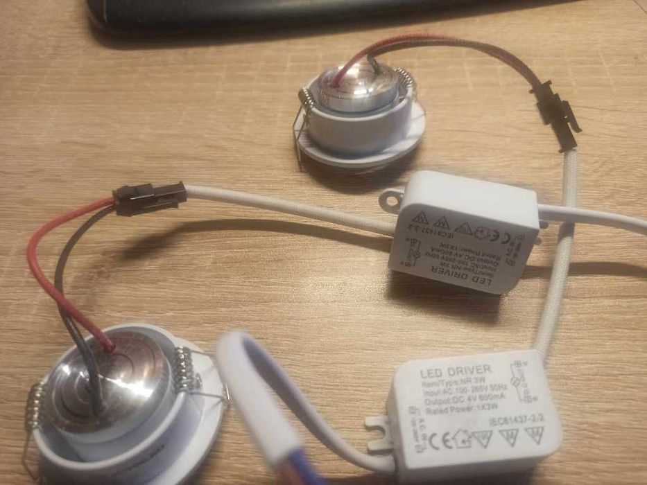 Zestaw 8x Oprawa LED 3W Oczko Podtynkowe JOYINLED + Zasilacze