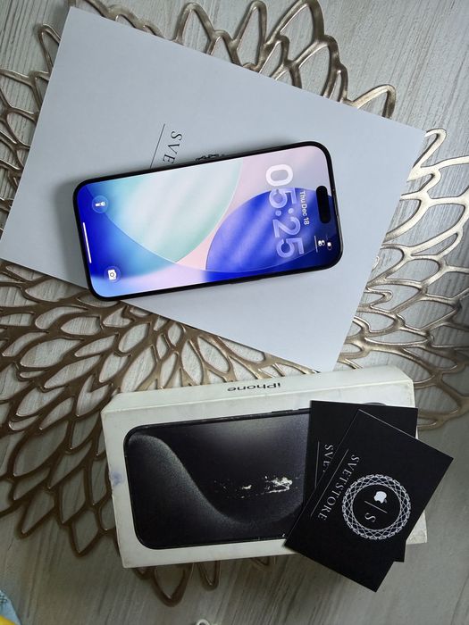 Iphone 15 Pro 256 gb Black фіз сім