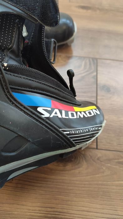 Buty Salomon Skiathlon Junior roz. 35.5 do biegówek/ nart biegowych