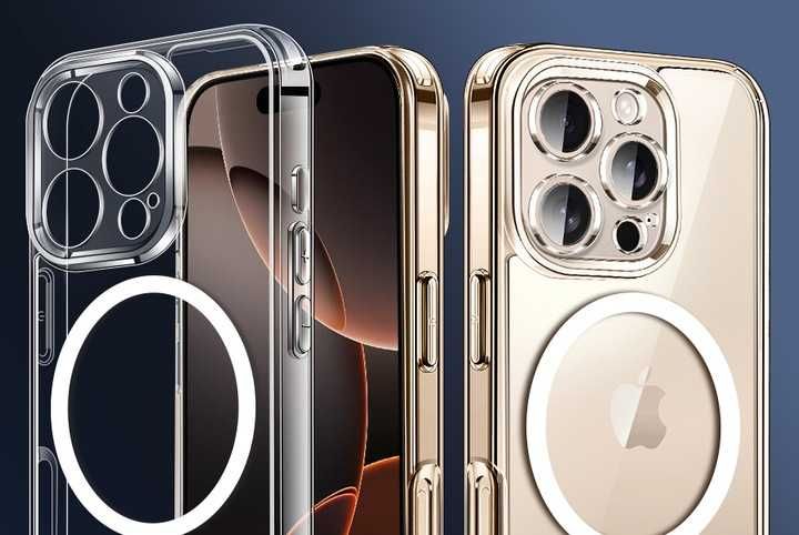 Etui Magsafe do iPhone 16 PRO Wzmacniane + Pełne Szkło Hartowane