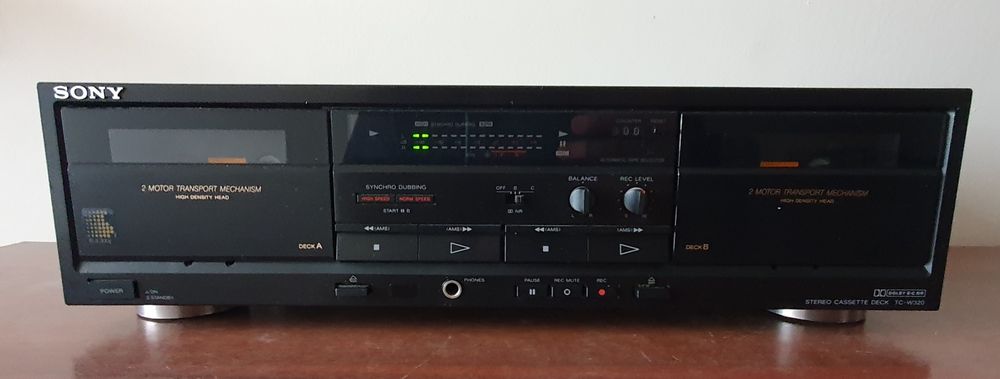 Magnetofon, Deck Sony TC-W320 Made In Japan