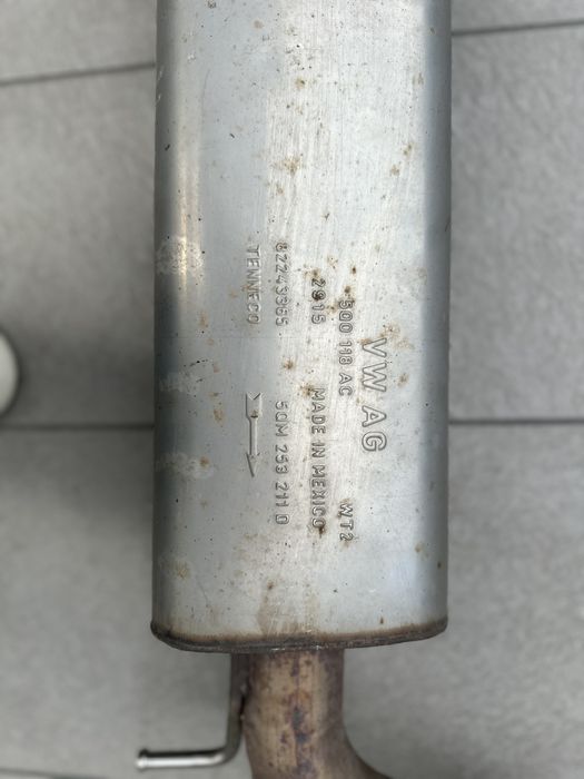 Резонатор VW Golf 7 GTI