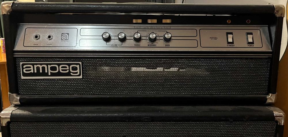 Ampeg V-4B vintage USA Magnavox + kolumna B-40, komplet lampowy