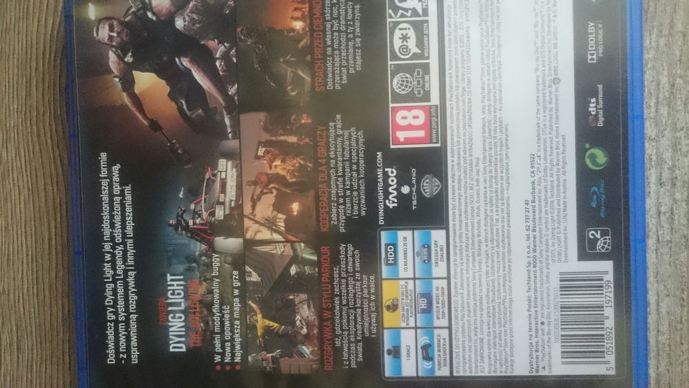 Gra Dying Light The Following PS4 PL Playstation 4 Days Gone Zombi GTA