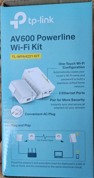 Kit Powerline TP-Link TL-WPA4221 AV600