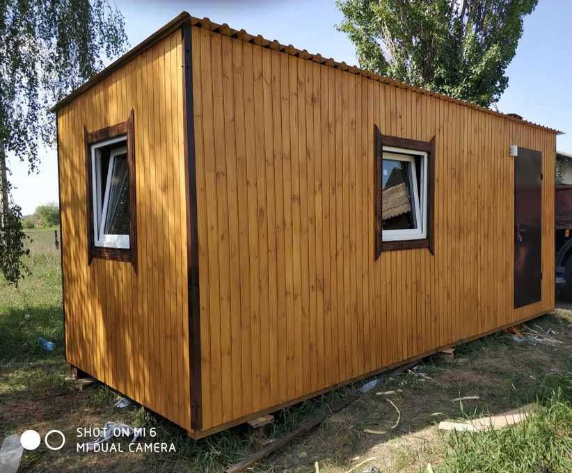Дачный, садовый домик, вагончик, бытовка. Хозблок. Установка