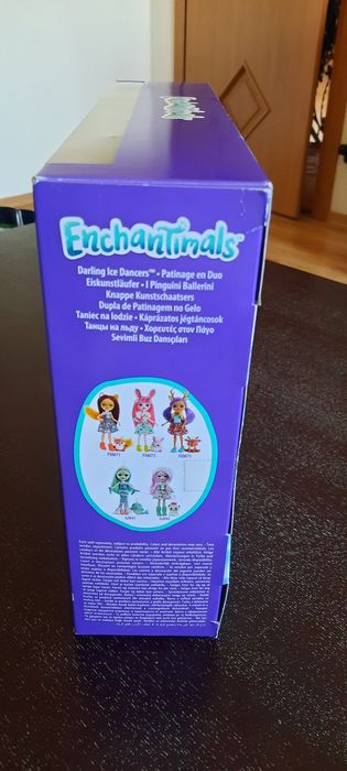 Zestaw enchantimals- para, ken, łyżwy, smyk . Idealne na prezent