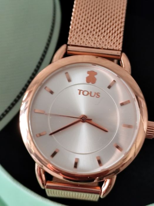 Relógio de sra Rose gold Tous com ecrã madrepérola pulseira ajustável