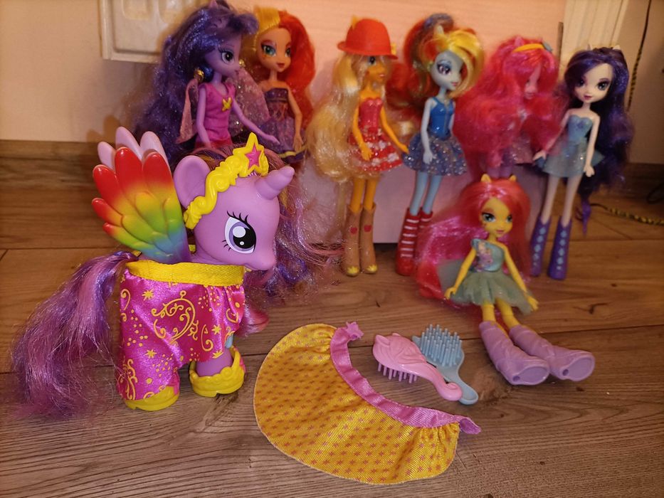 My little pony lalki+kucyk+akcesoria