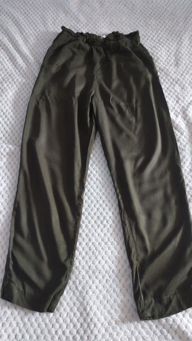 Spodnie z wiskozy h&m rozmiaru xs