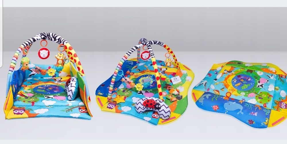 Duża mata edukacyjna czy dla dzieci interaktywna funkcja kojca zabawki