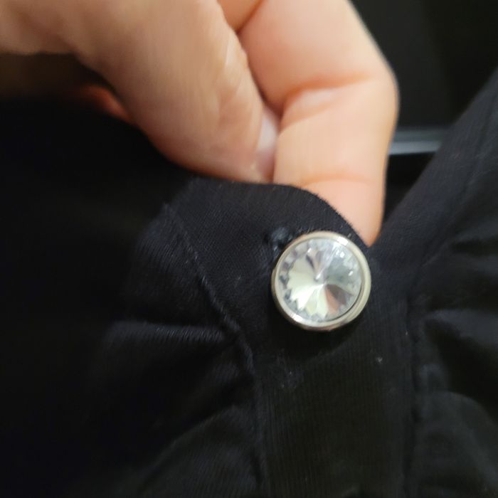 Elegancka czarna bluzka 36 S