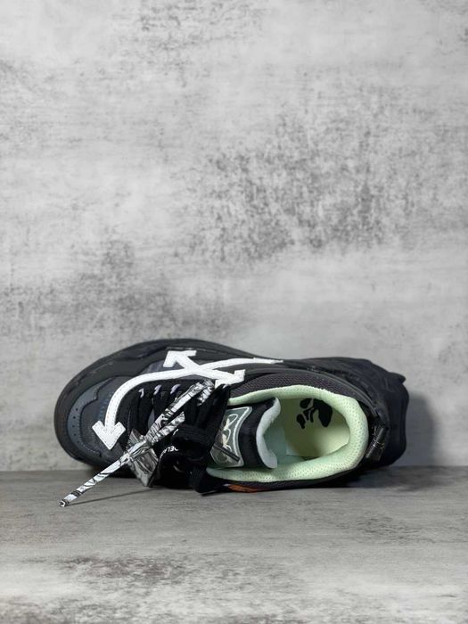 Кроси OFF White 1000 ODSY Green чорні з зеленим кросівки офвайт свага